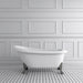Victorian Bathtub – Brushed Nickel Feet Lifestyle Alt