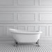 Victorian Bathtub – Chrome Finish with City Background